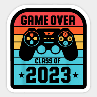 Game Over Class Of 2023 Sticker